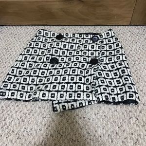 Milky Tweed Mini Skirt